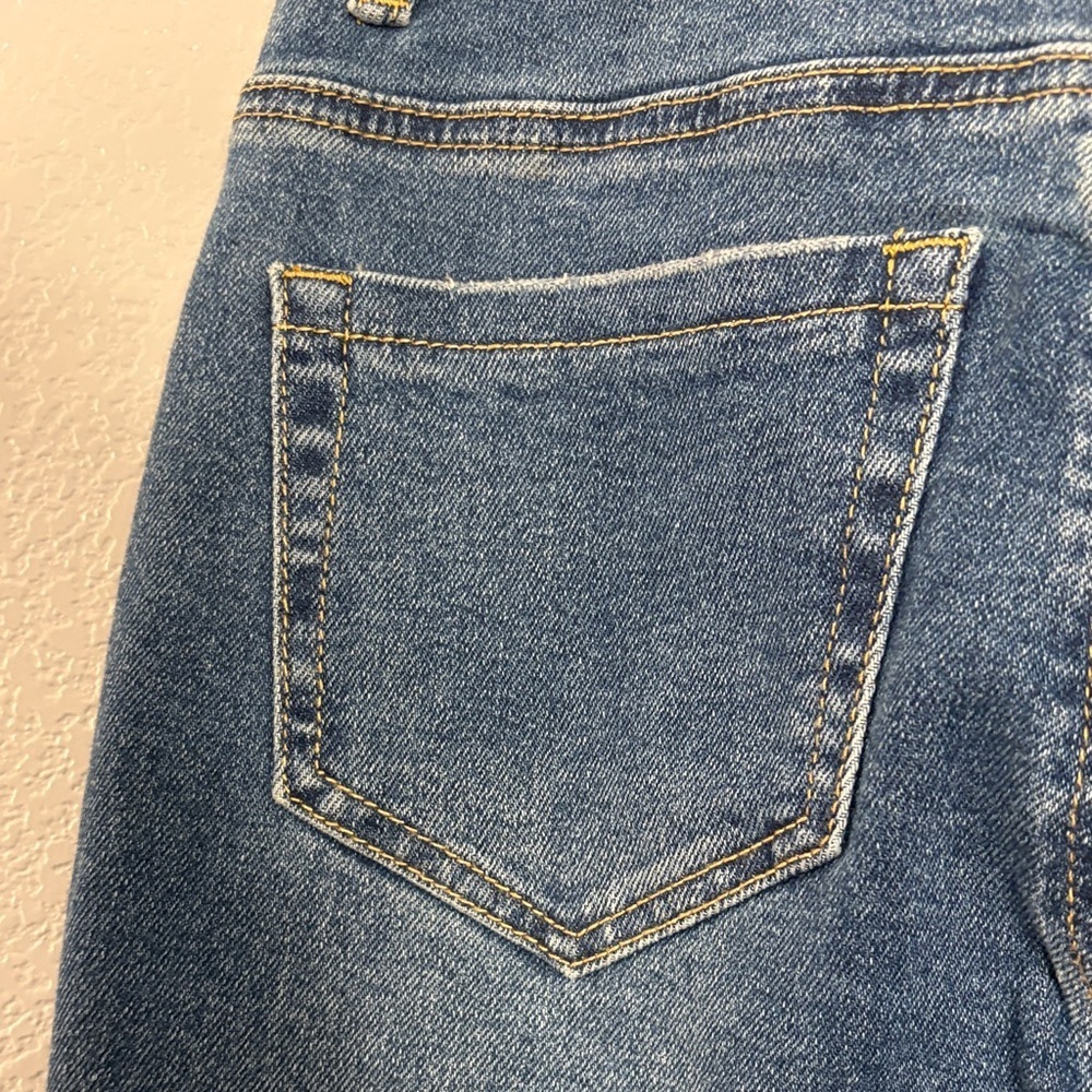 Tractr Dark Blue Flare Jeans - Picture 12 of 13